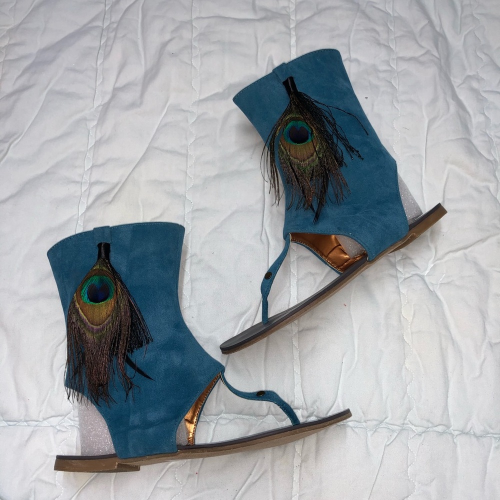 🆕✨ Teal Blue Flat Sandal